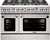 MCR488L Capital Precision Series 48" Gas Range with 8 Power-Flo Burners - Liquid Propane - Stainless Steel