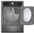 MED8200FC Maytag 27" 7.4 cu. ft. Front Load Dryer with Steam-Enhanced Dryer and PowerDry System - Metallic Slate - Clearance