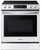 NE63BB861112AA Samsung 30" Front Control Wifi Enabled Slide-In Induction Range with Air Fry and Smart Dial - White Glass