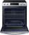 NE63T8511SS Samsung 30" Front Control Wifi Enabled Slide-In Electric Range with Air Fry and Convection - Fingerprint Resistant Stainless Steel