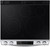 NE63T8511SS Samsung 30" Front Control Wifi Enabled Slide-In Electric Range with Air Fry and Convection - Fingerprint Resistant Stainless Steel
