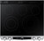 NE63T8711SS Samsung 30" Front Control Wifi Enabled Slide-In Electric Range with Air Fry and Smart Dial - Fingerprint Resistant Stainless Steel