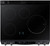 NE63T8951SG Samsung 30" 6.3 cu ft Smart Flex Duo Front Control Slide In Induction Range with Smart Dial and Air Fry - Fingerprint Resistant Black Stainless Steel