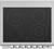 OR30SDE6X1 Fisher & Paykel 30" Contemporary Style Electric Range with Ceramic Cooktop and Convection Oven - Stainless Steel