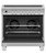 OR36SCI6X1 Fisher & Paykel 36" Series 9 Classic 5 Zone Induction Range with Convection Oven and Self Clean - Stainless Steel