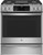 P2S930YPFS GE Profile 30" Smart Slide In Front Control Dual Fuel Convection Range with No Preheat Air Fry - Fingerprint Resistant Stainless Steel