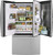 PFD28KYNFS GE Profile 36" 27.7 Cu. Ft. French-Door Refrigerator with Door In Door - Fingerprint Resistant Stainless Steel