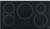 PHP9036DJBB GE Profile Series 36" Built-In Touch Control Induction Cooktop with 5 Induction Elements - Black