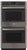 PK7500EJES GE Profile 27" Double Electric Convection Wall Oven - Slate