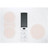 PP9830TJWW GE Profile Series 30" Downdraft Electric Cooktop with Bridge Element - White