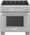 PRD366WGU Thermador 36" Pro Grand Dual Fuel Freestanding Range with 6 Burners - Stainless Steel