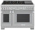 PRD486WIGU Thermador 48" Pro Grand Commercial Depth Dual Fuel Range with 6 Star Burners and Induction - Stainless Steel