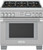 PRG366WG Thermador 36" Pro Grand Commercial Depth 6 Burner Range with Precision Simmering and SoftClose Hinges - Stainless Steel - Natural Gas