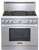 PRG364GDH Thermador 36" Pro Harmony Gas Pro Style Range with 4 Burns and Electric Griddle - Stainless Steel