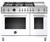 PROF486DFSBIT Bertazzoni 48" Professional Series Free Standing 6 Burner Double Oven Dual Fuel Range with Griddle and Electric Self Clean Oven - White