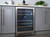 PRW24C02BG Zephyr 24" Presrv Dual Zone Wine Cooler with PreciseTemp and Active Cooling Technology - Stainless Steel