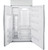 GE Profile PSB42YSNSS Series 42" Smart Built-In Side-by-Side Refrigerator with Dispenser - Stainless Steel
