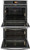 PT9551SLSS GE Profile 30" Built-In Double Convection Wall Oven with True European Convection and Self Clean - Stainless Steel