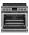 RDV3366N Fisher & Paykel 36" Series 9 Professional 6 Burner Dual Fuel Range with True Convection Oven and Self Clean - Natural Gas - Stainless Steel