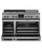 RDV3485GDL Fisher & Paykel 48" Series 9 Professional 5 Burner Dual Fuel Range with True Convection Oven and Griddle - Liquid Propane - Stainless Steel