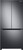 RF18A5101SG Samsung 33" 18 cu ft Smart Counter Depth French Door Refrigerator - Fingerprint Black Resistant Stainless Steel