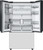 RF24BB660012AA Samsung 36" Bespoke Counter Depth 3-Door French Door Refrigerator with Beverage Center - White Glass