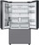 RF24BB6600QLAA Samsung 36" Bespoke Counter Depth 3-Door French Door Refrigerator with Beverage Center - Stainless Steel