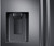 RF27T5201SG Samsung 36" 27 cu. ft. 3 Door French Door Refrigerator with External Water & Ice Dispenser - Fingerprint Resistant Black Stainless Steel
