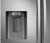 RF27T5201SR Samsung 36" 27 cu. ft. 3 Door French Door Refrigerator with External Water & Ice Dispenser - Fingerprint Resistant Stainless Steel