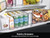RF30BB620012 Samsung 36" Bespoke 3-Door French Door Refrigerator with AutoFill Water Pitcher - White Glass