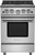 RNB244BV2 BlueStar 24" Freestanding Natural Gas Range - 4 Burners - Stainless Steel