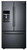 RF23HCEDBSG Samsung 36" Wide Counter Depth 23 cu. ft. Capacity French door Refrigerator with Twin Cooling - Black Stainless Steel