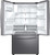 RF23R6201SR Samsung 36" 23 cu.ft Counter Depth 3 Door French Door Refrigerator with CoolSelect Pantry and Twin Cooling Plus - Fingerprint Resistant Stainless Steel