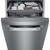 SPE68B55UC Bosch 800 Series 18" ADA-compliant 44 dBA Dishwasher with Recessed Handle - Stainless Steel