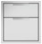 TDD120 DCS 20" Outdoor Double Storage Tower Drawer - Stainless Steel