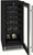 UHWC115BG01A U-Line 15" 1 Class Series Single Zone Wine Cooler with Black Frame and 24lb Bottle Capacity - Reversible Hinge - Black