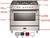 VDFSGG365SS Verona 36" Designer Series Gas Range with Single Oven and Infrared Broiler - Stainless Steel