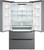 VERF36CDSS Verona 36" Freestanding Counter Depth French Door Refrigerator with Internal Ice Maker - Stainless Steel