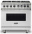 VGR5366BSS Viking 36" Professional 5 Series Freestanding Gas Range with 6 Sealed Burners - Stainless Steel