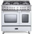 VPFSGG365DW Verona 36" Prestige Series Gas Double Oven Range with 5 Sealed Gas Burners and Full Function Convection Oven - White