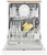 WDP370PAHW Whirlpool 24" Heavy Duty Dishwasher with 1 Hour Wash Cycle and Soil Sensor - White