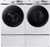 WF45R6100AW Samsung 27" Front Load Washer with Self Clean and Smart Care - White