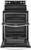 WGE745C0FS Whirlpool 30" Electric Range with Dual Ovens 6.7 cu. ft. Oven Capacity and 5 Element Ceramic Glass Cooktop - Stainless Steel