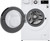 WM3555HWA LG 24" Compact Front Load Washer and Dryer Combo - White