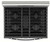 WRQA59CNKZ Whirlpool 36" 19.4 cu ft Counter Depth French 4 Door Refrigerator - Fingerprint Resistant Stainless Steel