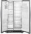 WRS555SIHZ Whirlpool 36" 25 Cu. Ft. Capacity Side-By-Side Refrigerator with Infinity Slide Shelf and Frameless Glass Shelves - Fingerprint Resistant Stainless Steel