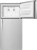 WRT519SZDM Whirlpool 30" 19 cu. Ft. Top Mount Freezer Refrigerator with LED Interior Lighting and FlexiSlide Bin - Monochromatic Stainless Steel