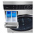 WSGX201HNA LG Studio 27" Smart Ultra Large Capacity Gas Washtower with 5.0 cu ft Washer and 7.4 cu ft Dryer - Noble Steel