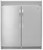 WSR57R18DM Whirlpool 30" Built-in 18 cu. ft. SideKicks All-Refrigerator with LED Lighting - Monochromatic Stainless Steel