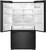 WRF540CWHB Whirlpool 36" Counter Depth French Door Refrigerator with Interior Water Dispenser and LED Interior Lighting - Black